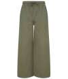 SK431/ST431 Ladies Sustainable Wide Leg Joggers Khaki colour image